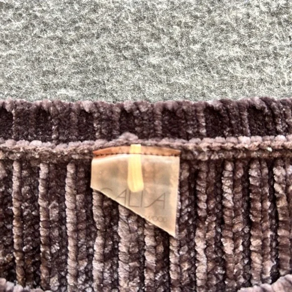 Calia Chenille Effortless Sweater Women's Large Brown Ribbed Carrie Underwood - Picture 7 of 12